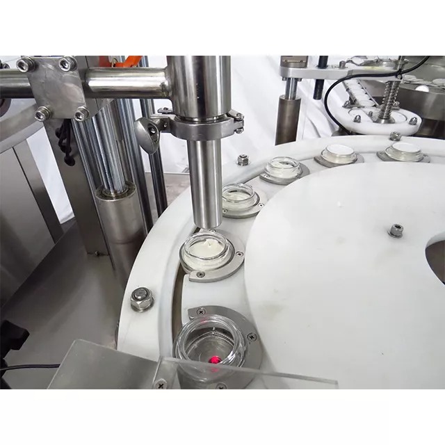Face Cream Filling And Capping Machine