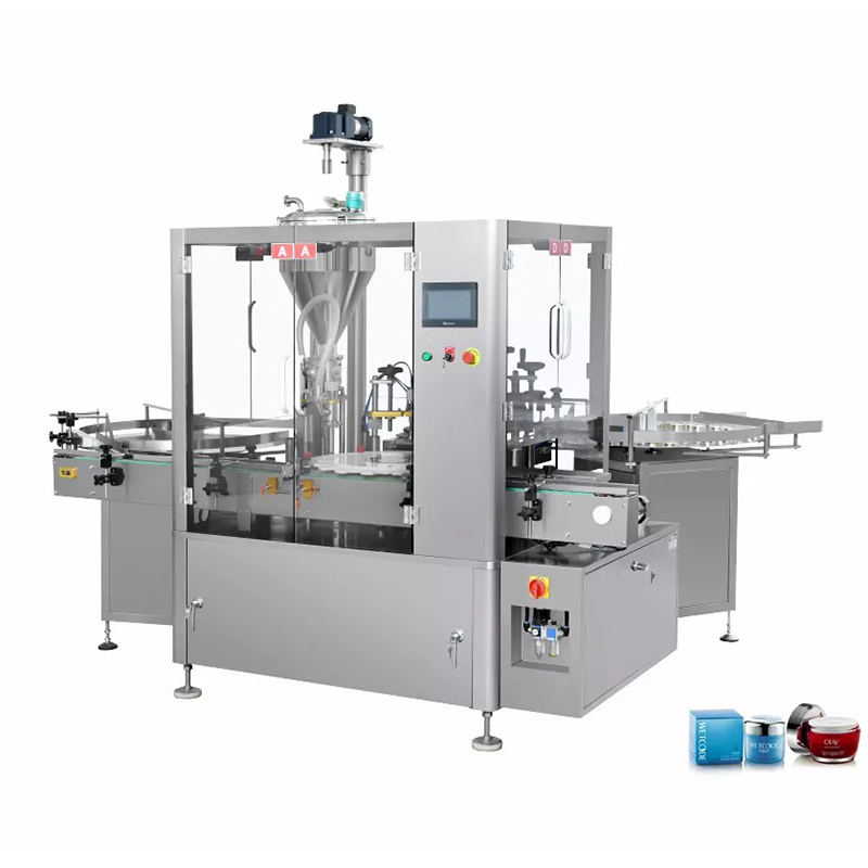 Face Cream Filling And Capping Machine