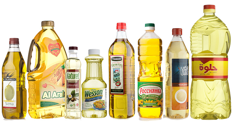 common packaging oil containers